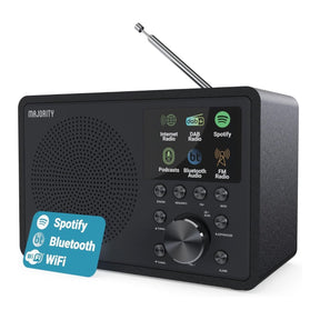 Majority Touro Compact Internet, DAB+ & FM Radio Music System - K&B Audio