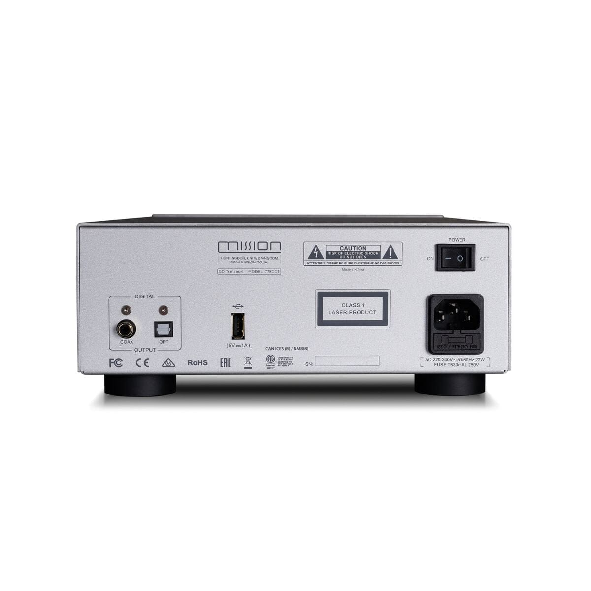 Mission 778S + 778CDT Music Streamer & CD Transport Bundle - K&B Audio