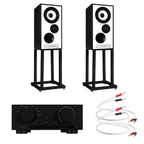 Mission 778X + 700 Bookshelf Speaker Bundle inc. Stands & Cables HiFi Systems Mission Black Black 