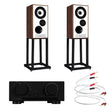 Mission 778X + 700 Bookshelf Speaker Bundle inc. Stands & Cables - K&B Audio