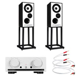 Mission 778X + 700 Bookshelf Speaker Bundle inc. Stands & Cables HiFi Systems Mission Silver Black 