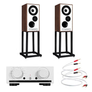 Mission 778X + 700 Bookshelf Speaker Bundle inc. Stands & Cables - K&B Audio