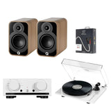 Mission 778X Amplifier, Pro-Ject E1 & Q Acoustics 5010 Bookshelf Speakers - K&B Audio