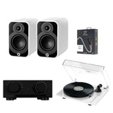 Mission 778X Amplifier, Pro-Ject E1 & Q Acoustics 5010 Bookshelf Speakers - K&B Audio