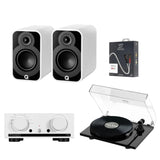 Mission 778X Amplifier, Pro-Ject E1 & Q Acoustics 5010 Bookshelf Speakers - K&B Audio