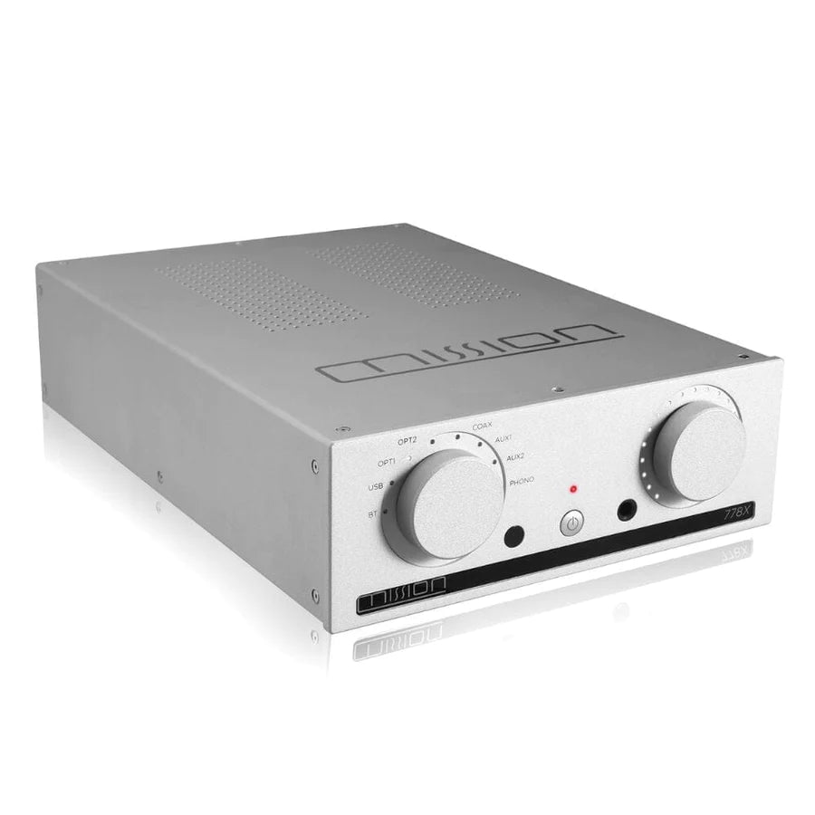 Mission 778X Amplifier + Q Acoustics 5010 HiFi Bookshelf 4" Speaker Bundle - K&B Audio