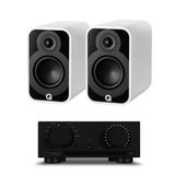 Mission 778X Amplifier + Q Acoustics 5010 HiFi Bookshelf 4" Speaker Bundle HiFi Systems Audiolab Black Satin White 