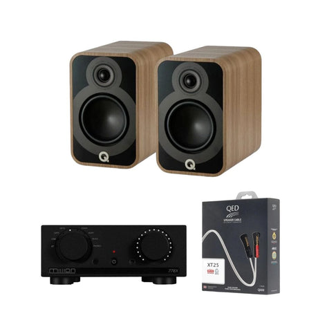 Mission 778X Amplifier + Q Acoustics 5020 Bookshelf 5" Speakers Bundle - K&B Audio