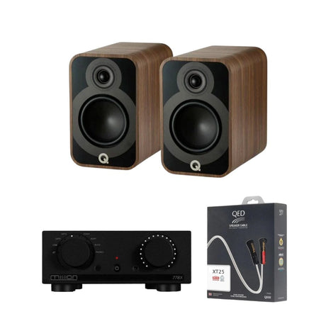 Mission 778X Amplifier + Q Acoustics 5020 Bookshelf 5" Speakers Bundle - K&B Audio