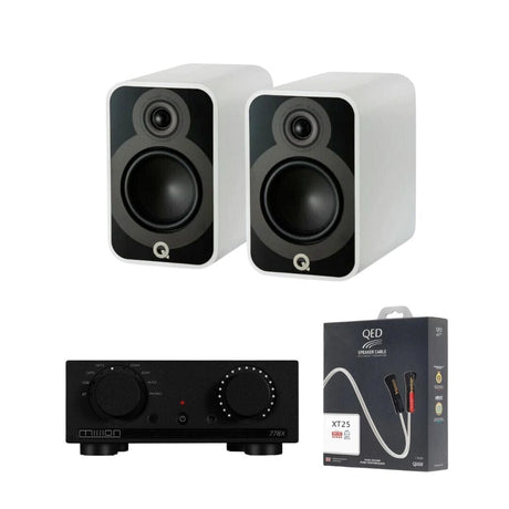 Mission 778X Amplifier + Q Acoustics 5020 Bookshelf 5" Speakers Bundle - K&B Audio