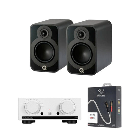 Mission 778X Amplifier + Q Acoustics 5020 Bookshelf 5" Speakers Bundle - K&B Audio