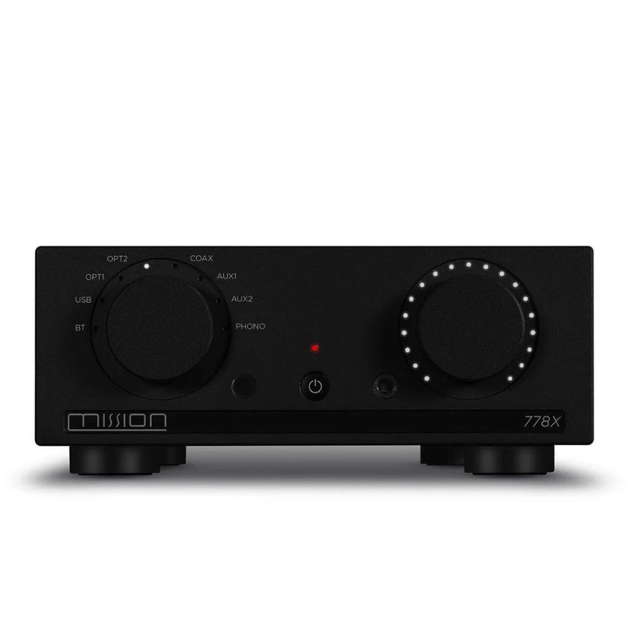 Mission 778X Amplifier + Klipsch R-40M Bookshelf Speakers - K&B Audio