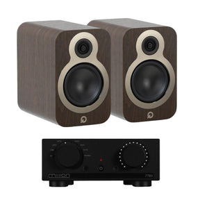Mission 778X Amplifier + Q Acoustics 3020c Bookshelf Speakers - K&B Audio
