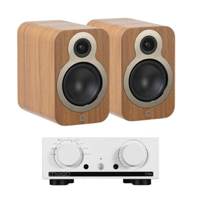 Mission 778X Amplifier + Q Acoustics 3020c Bookshelf Speakers - K&B Audio
