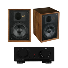 Mission 778X Amplifier + Wharfedale Denton 85 Bookshelf Speakers - K&B Audio