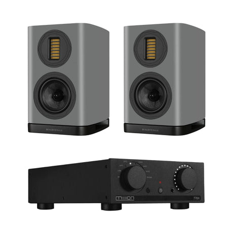 Mission 778X Integrated Amplifier + Wharfedale EVO 5.1 Bookshelf Speakers (Pair) - K&B Audio