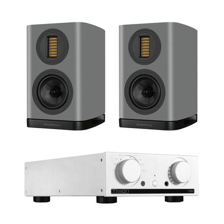 Mission 778X Integrated Amplifier + Wharfedale EVO 5.1 Bookshelf Speakers (Pair) - K&B Audio