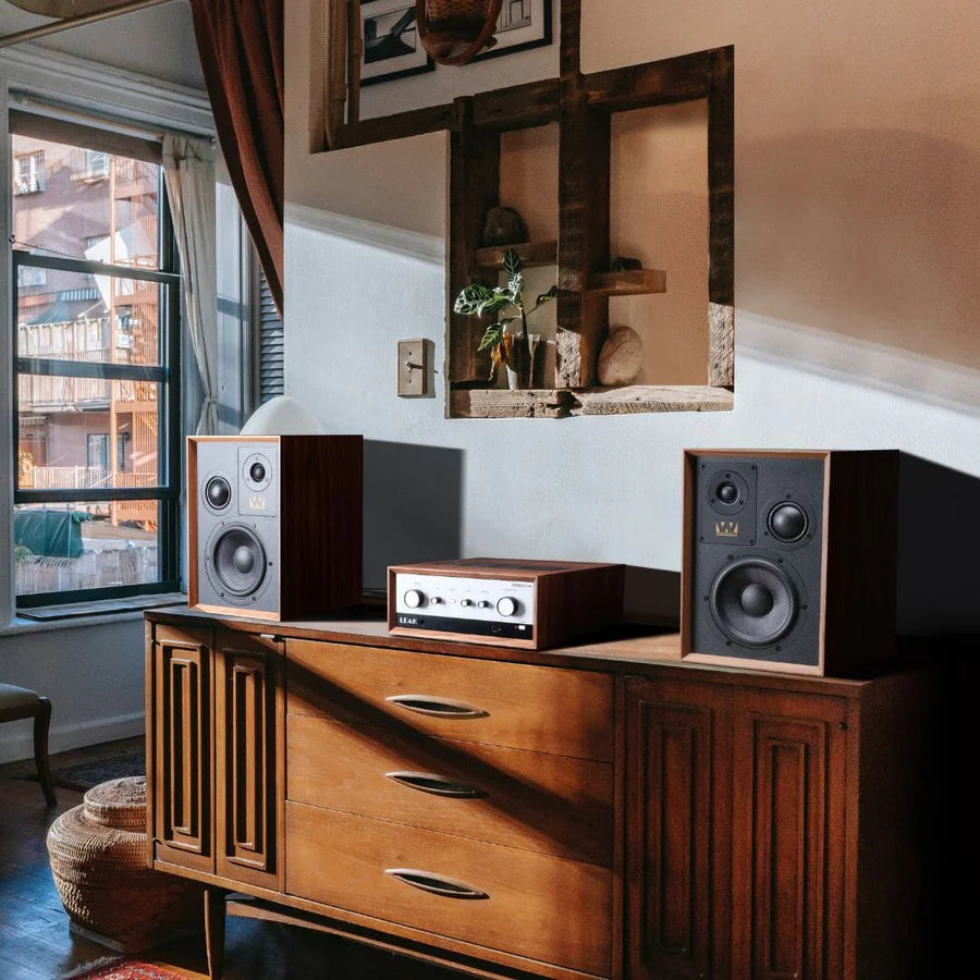 Mission 778X Amplifier + Wharfedale Super Denton Bookshelf Speakers - K&B Audio