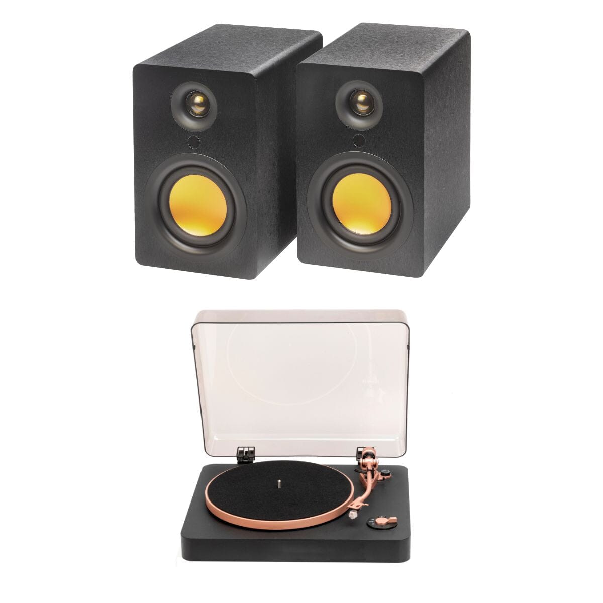 Mitchell Acoustics One Turntable & Wireless Speakers Set Turntable Bundles Mitchell Acoustics 