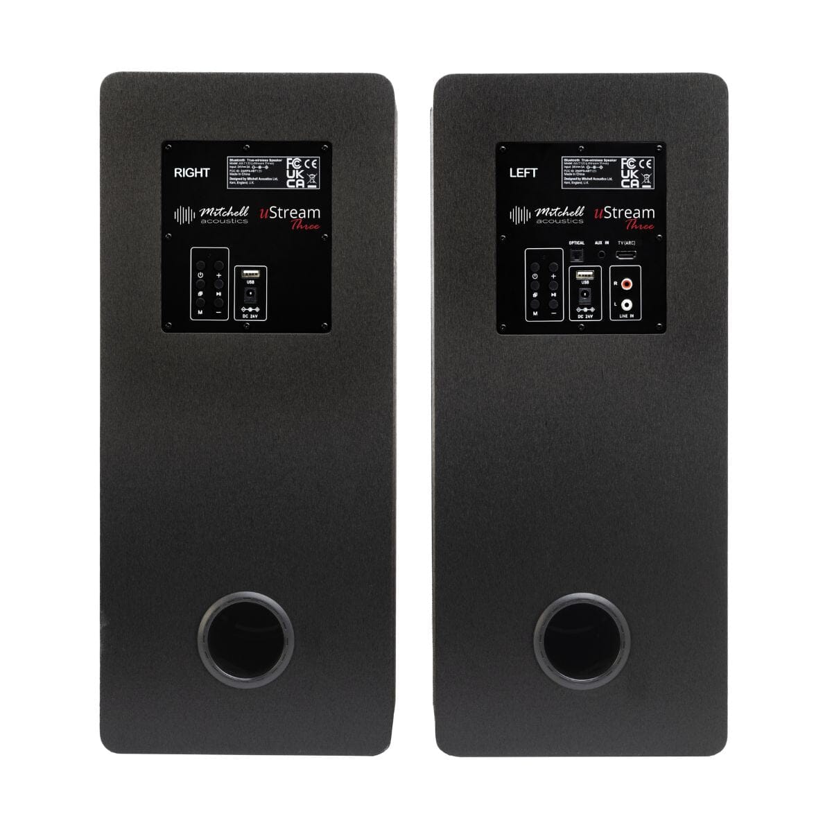Mitchell Acoustics uStream Three Wireless Bookshelf Speakers - K&B Audio