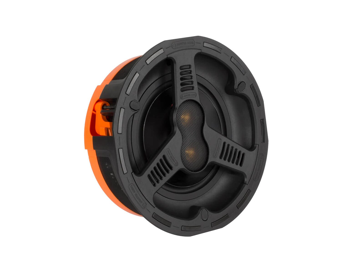 WiiM AMP Wi-Fi & Bluetooth Amplifier + Monitor Audio AWC265-T2 Bathroom Ceiling Speaker - K&B Audio