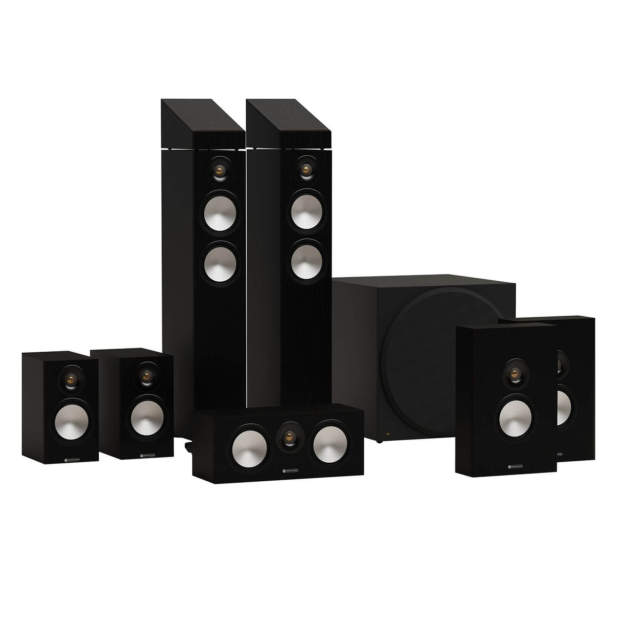 Monitor Audio Bronze 300 7.1.2 Dolby Speaker Package - K&B Audio