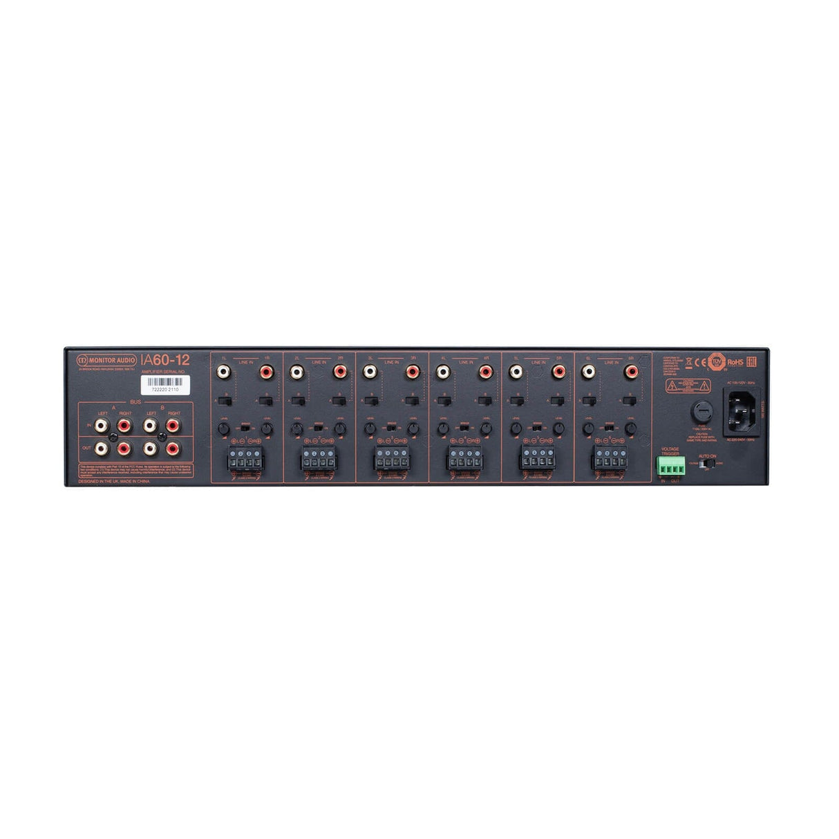 Monitor Audio IA60-12 Twelve Channel Stereo Amplifier - K&B Audio
