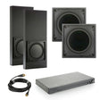 Monitor Audio In Wall Subwoofer Package - Dual - 250W - K&B Audio