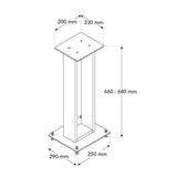 Norstone Alva Plus Speaker Stands (Pair) - K&B Audio