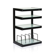 Norstone Esse Hi-Fi Vinyl Stand - Black / Frosted - K&B Audio