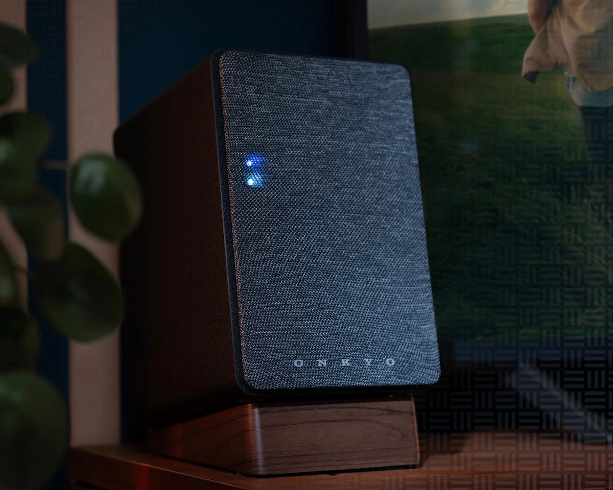 Onkyo GX-10DB Active Bookshelf Speakers with Bluetooth - K&B Audio