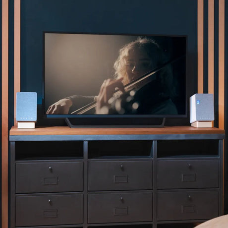 [OPEN BOX] Onkyo GX-30ARC Active Bookshelf Speakers - Creator Series - White - K&B Audio