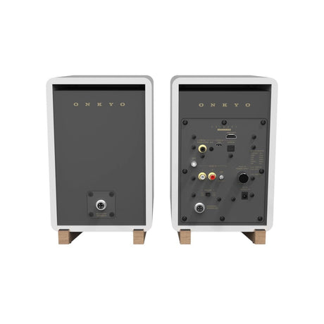 [OPEN BOX] Onkyo GX-30ARC Active Bookshelf Speakers - Creator Series - White - K&B Audio