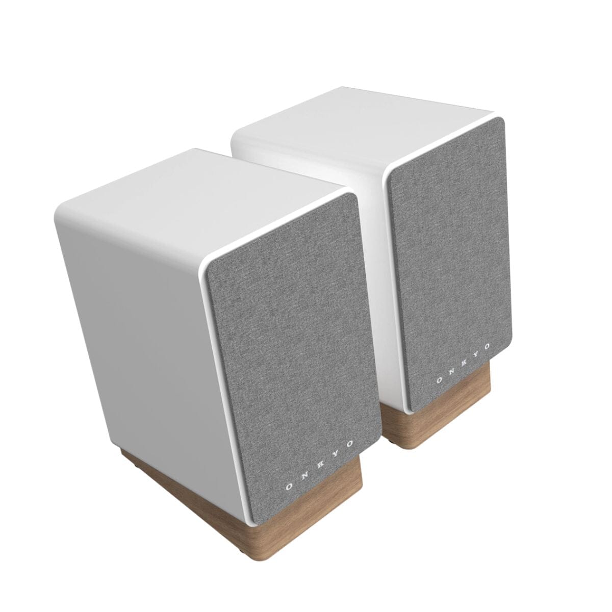 [OPEN BOX] Onkyo GX-30ARC Active Bookshelf Speakers - Creator Series - White - K&B Audio