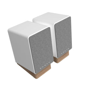[OPEN BOX] Onkyo GX-30ARC Active Bookshelf Speakers - Creator Series - White - K&B Audio