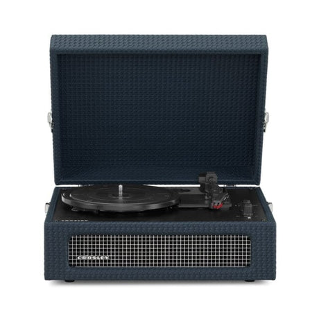 [OPEN BOX] Crosley Voyager Portable Record Player with Bluetooth - Navy Blue - K&B Audio