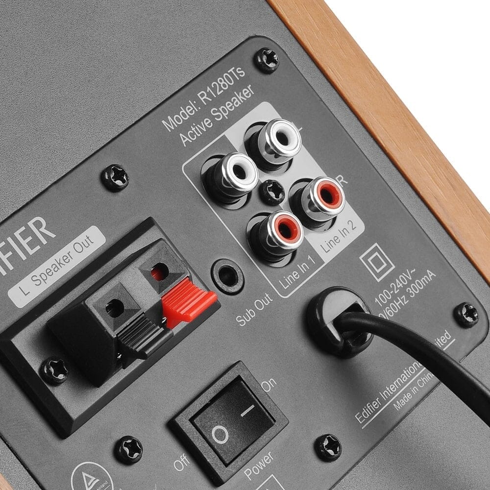 [OPEN BOX] Edifier R1280Ts Active Bookshelf Speakers with Subwoofer Output - K&B Audio