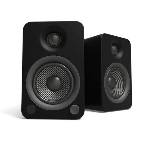 [OPEN BOX] Kanto YU4 70W Active Bookshelf Speakers with Bluetooth (Pair) - Matt Black - K&B Audio