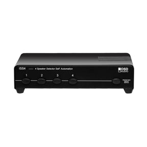 OSD Audio ISS4 4 Zone Speaker Selector Switch with Impedance Protection - K&B Audio