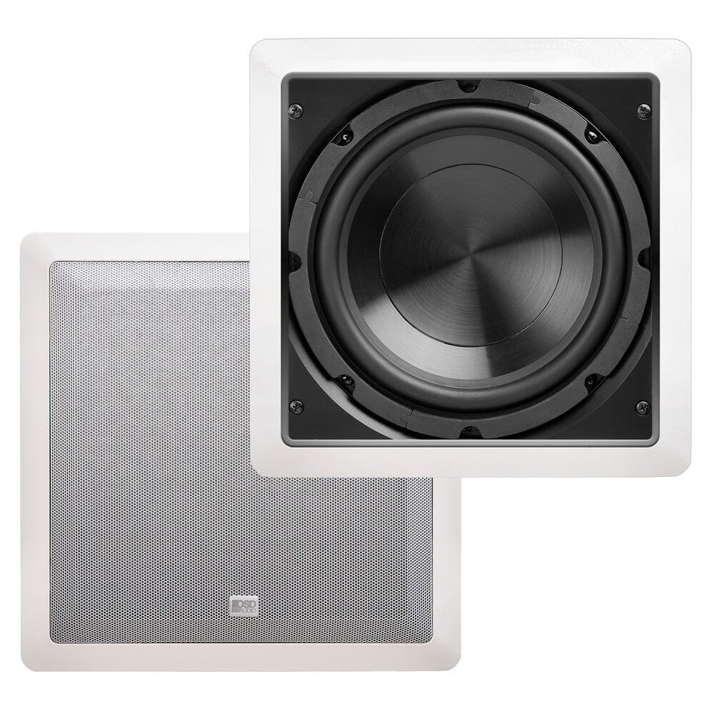 OSD Audio SMP200 + IWS8 8" In Wall Subwoofer Package - 200W - K&B Audio