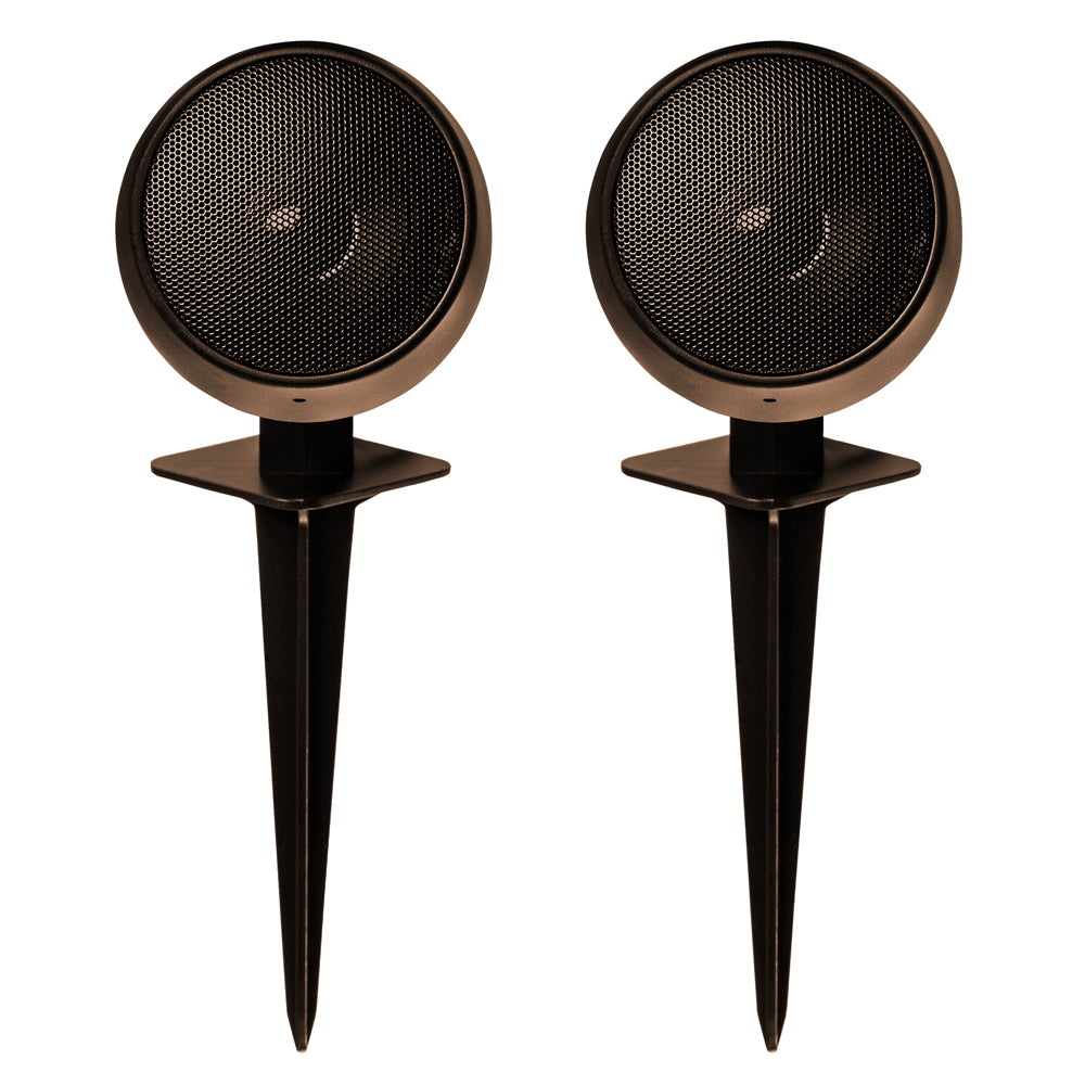 [OPEN BOX] OSD Audio LS3-B 3" Landscape Outdoor Speaker - Bronze (Pair) - K&B Audio