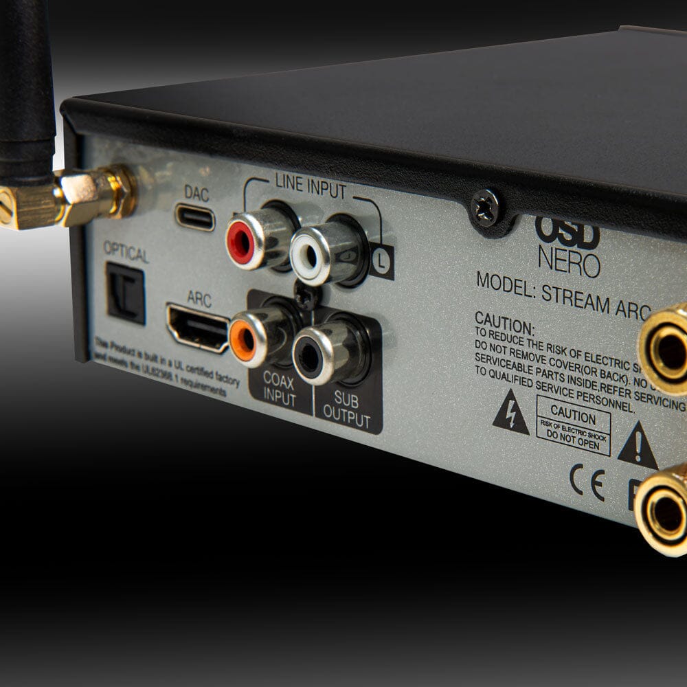 OSD Audio Nero Stream ARC + QI80CE 8" Ceiling Speaker System with Bluetooth & HDMI - K&B Audio
