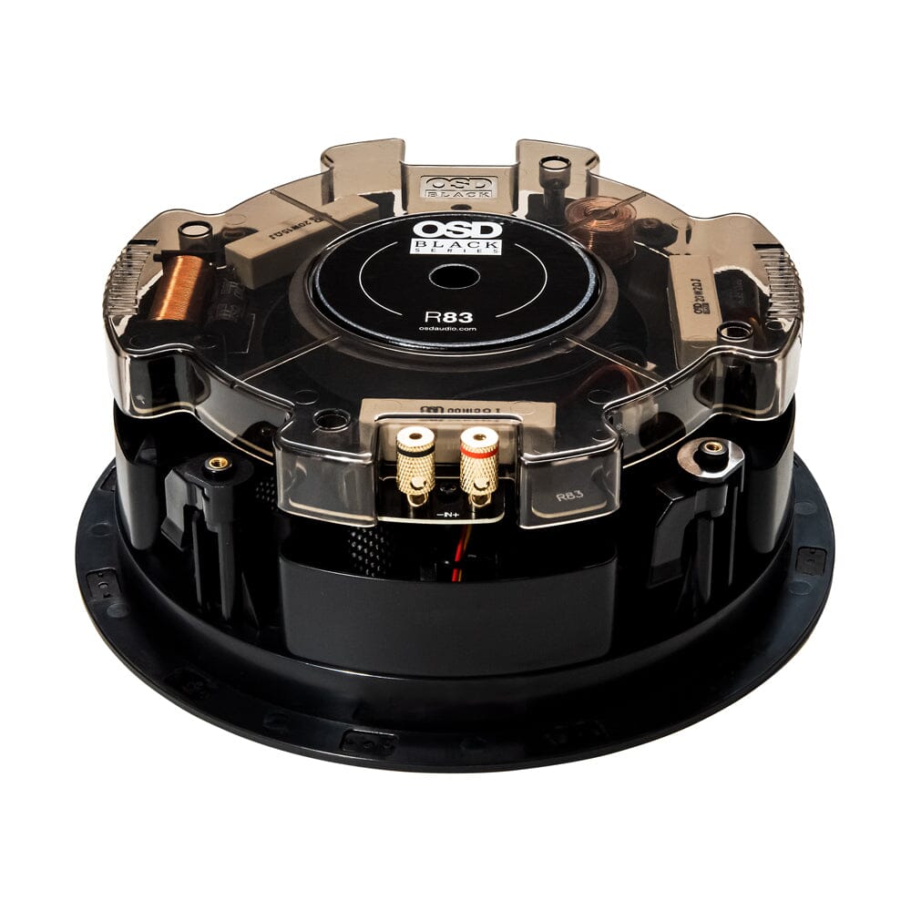 WiiM AMP Wi-Fi & Bluetooth Amplifier + OSD Audio Black Series R83 8" Ceiling Speakers - K&B Audio
