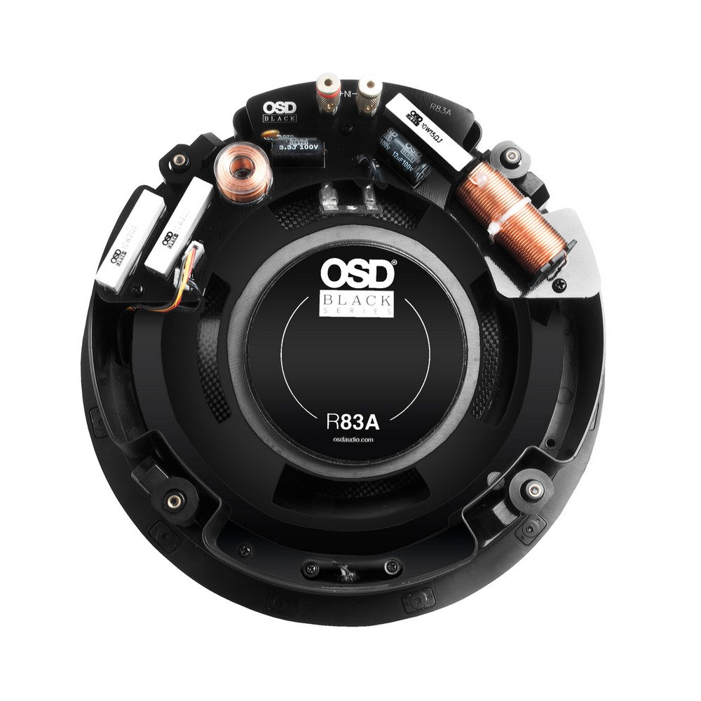 OSD Audio Black Series R83A 8" Reference Angled Ceiling Speaker (Each) - K&B Audio