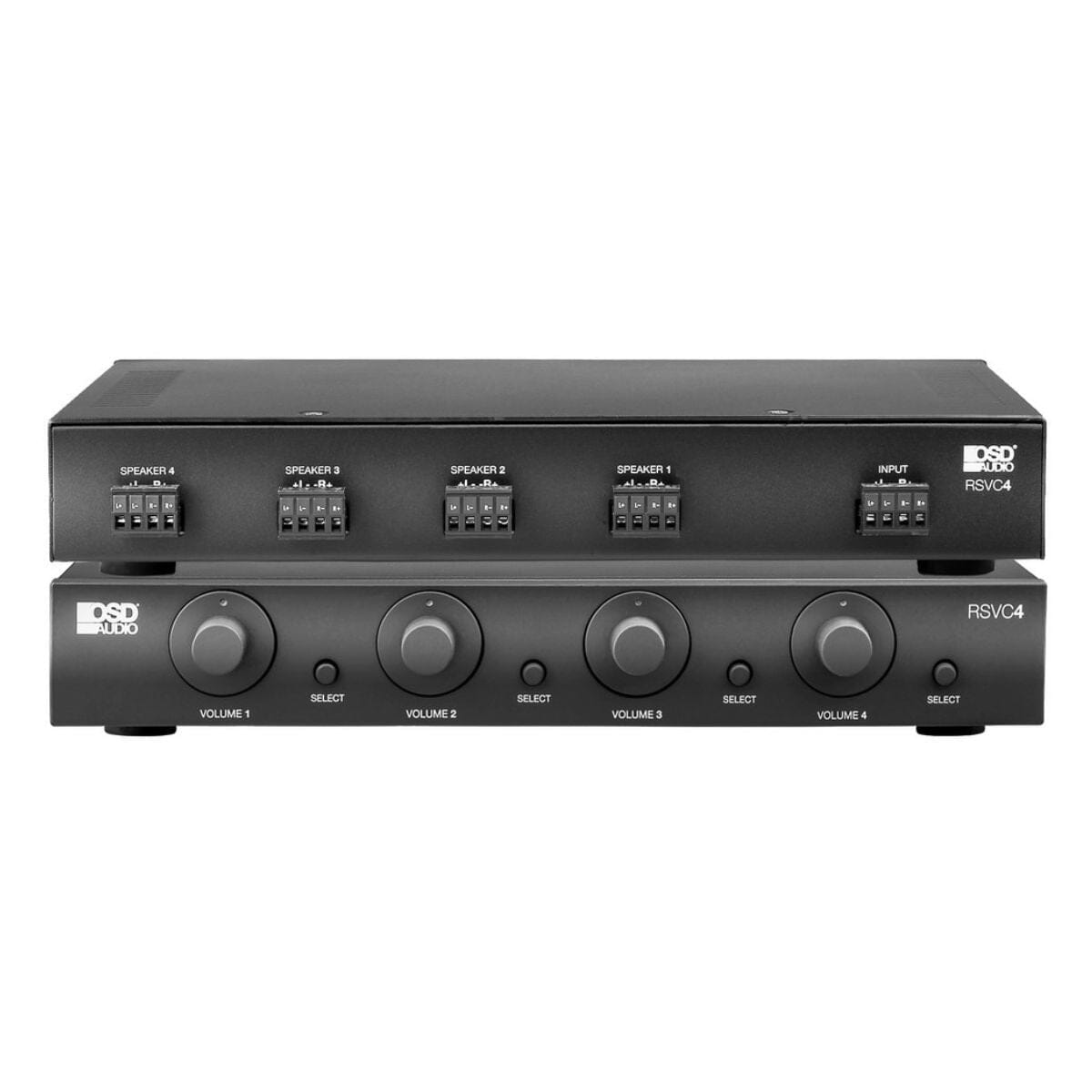 OSD Audio RSVC4 4 Zone Speaker Switch with Volume Controls - K&B Audio