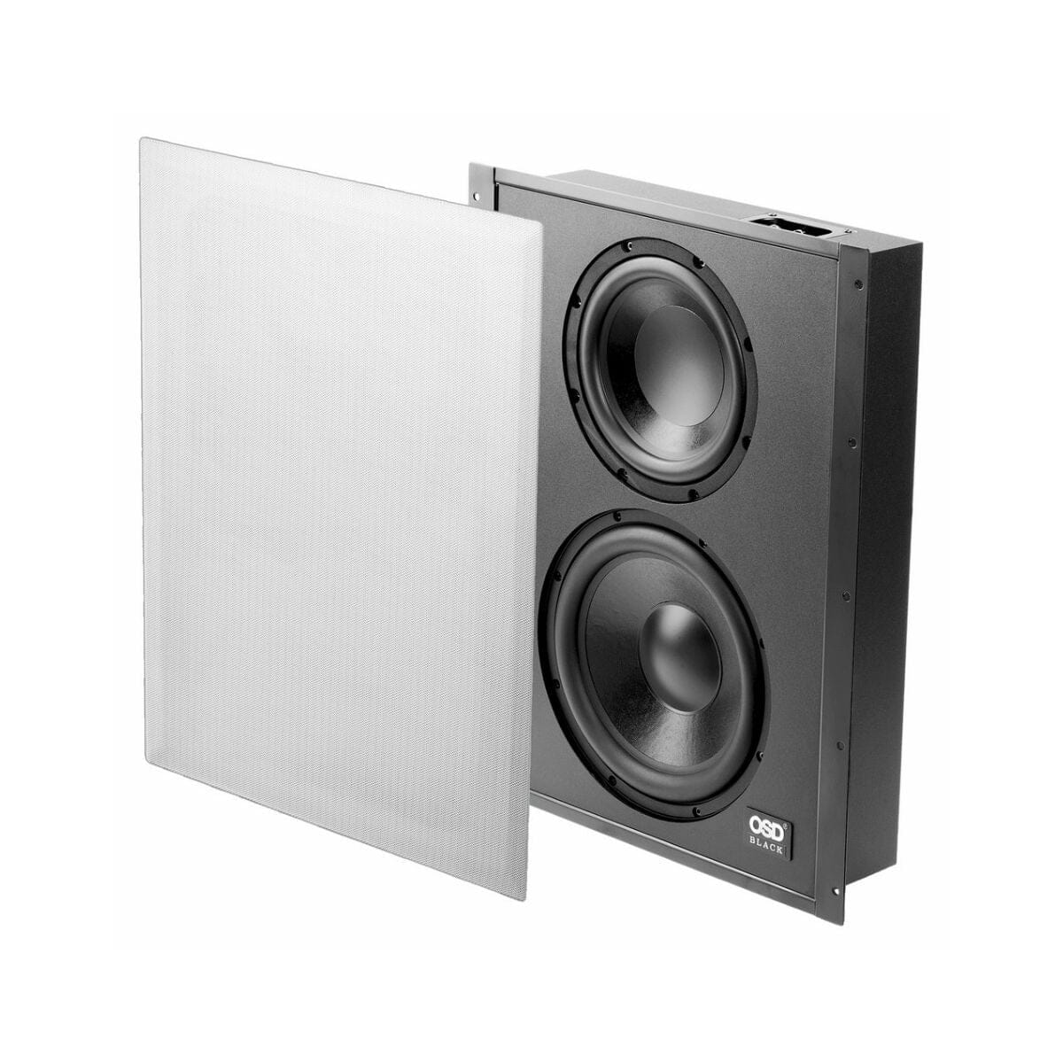 OSD Audio SC800D In Wall Dual Subwoofer with Sealed Enclosure (Each) - K&B Audio