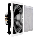 OSD Audio SMP200 + IWS10 10" In Wall Subwoofer Package - 200W - K&B Audio