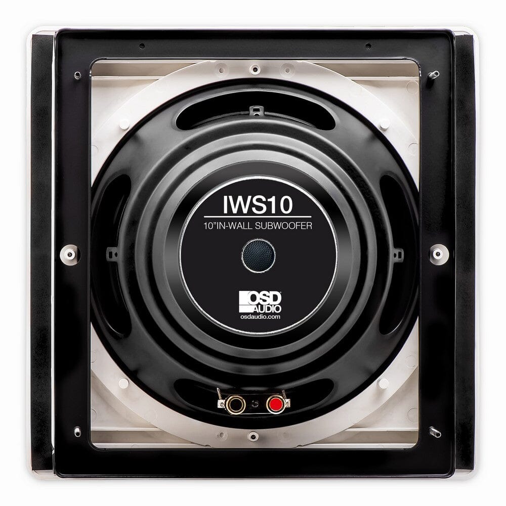 OSD Audio SMP200 + IWS10 10" In Wall Subwoofer Package - 200W - K&B Audio