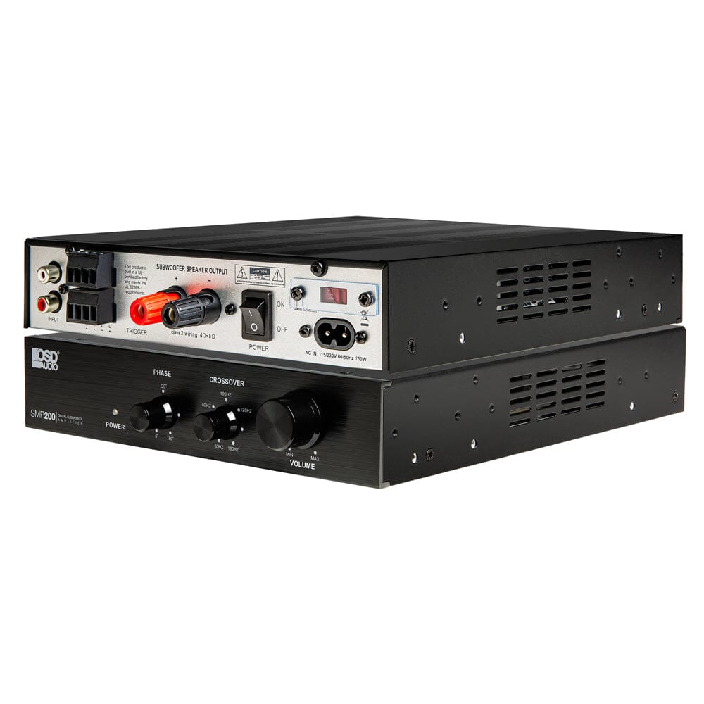 OSD Audio SMP300 + SC800D Black Series In Wall Subwoofer Package - Single - 300W - K&B Audio