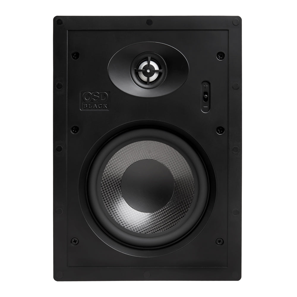 [OPEN BOX] OSD Audio Black Series T63 6.5" In Wall Speakers (Pair) - K&B Audio